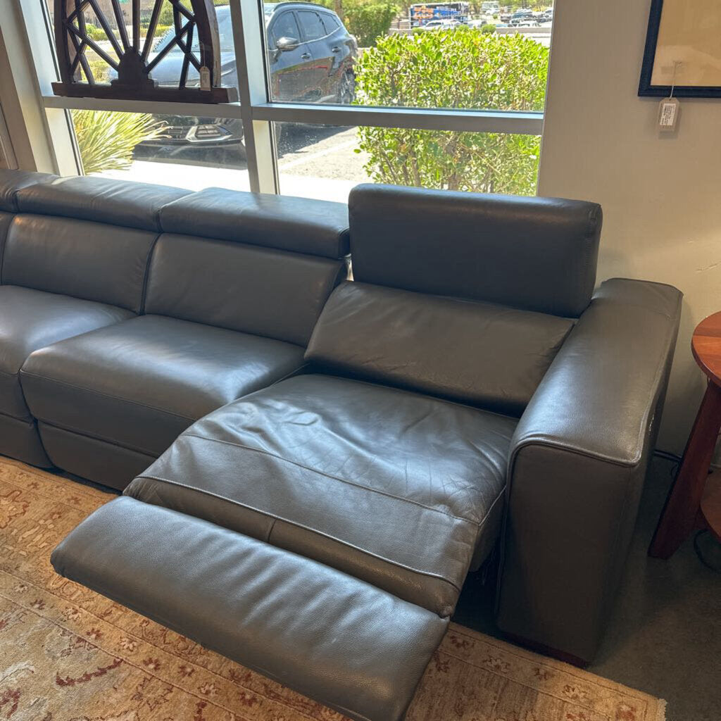 Scandinavian Designs Lewen Modular Power Motion Sectional- 149X118- AS IS