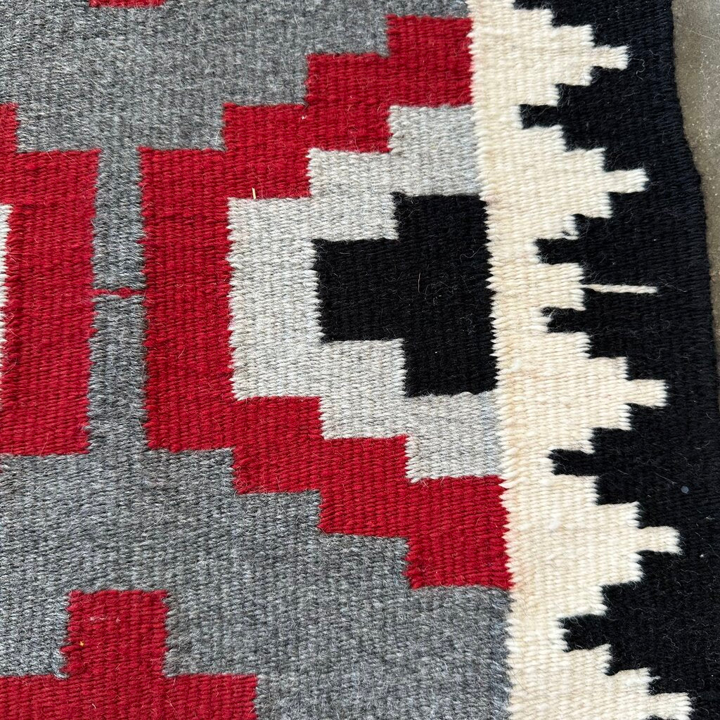 Navajo Hand Woven Wool Rug- 17X23.5
