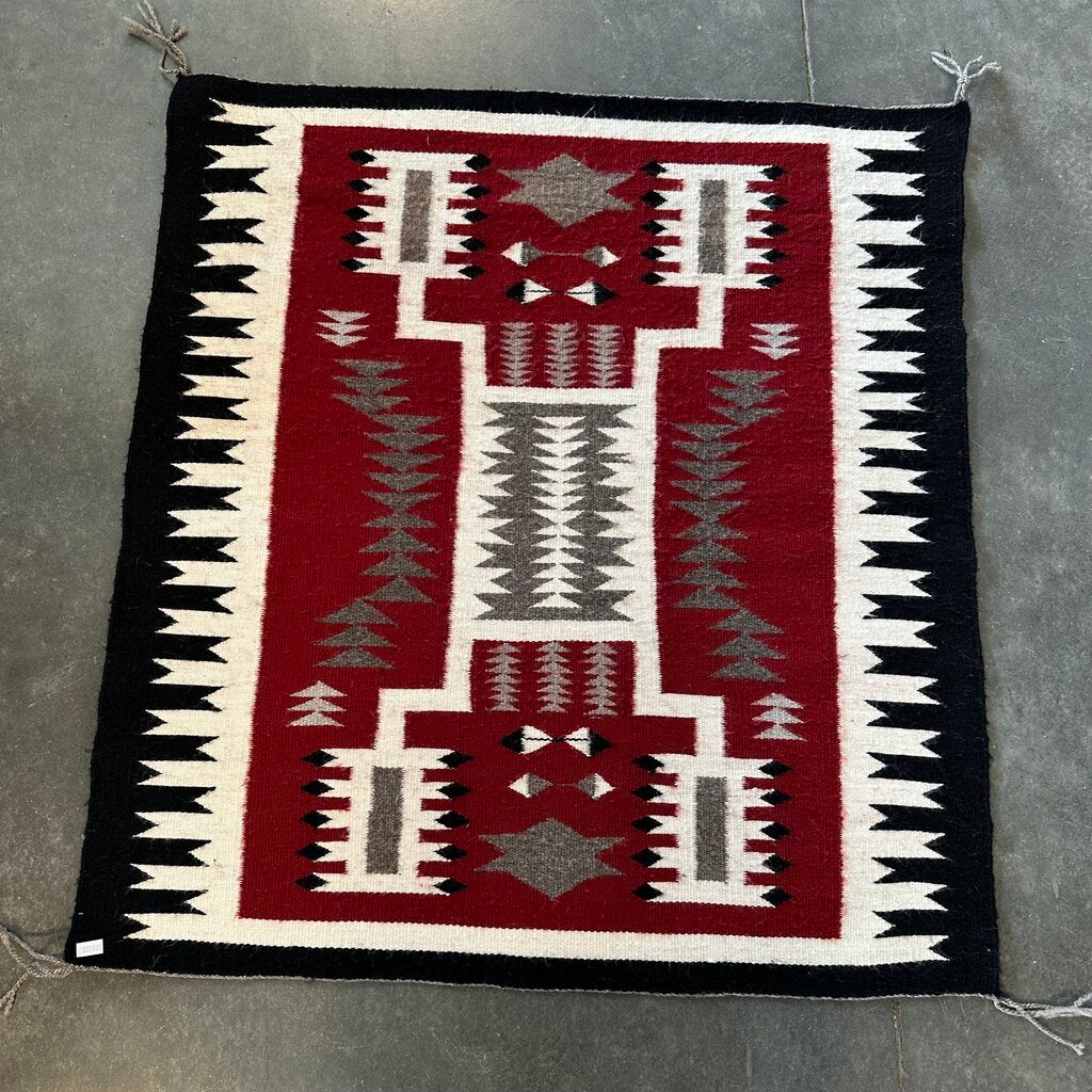 Navajo Hand Woven Wool Rug- 30X32