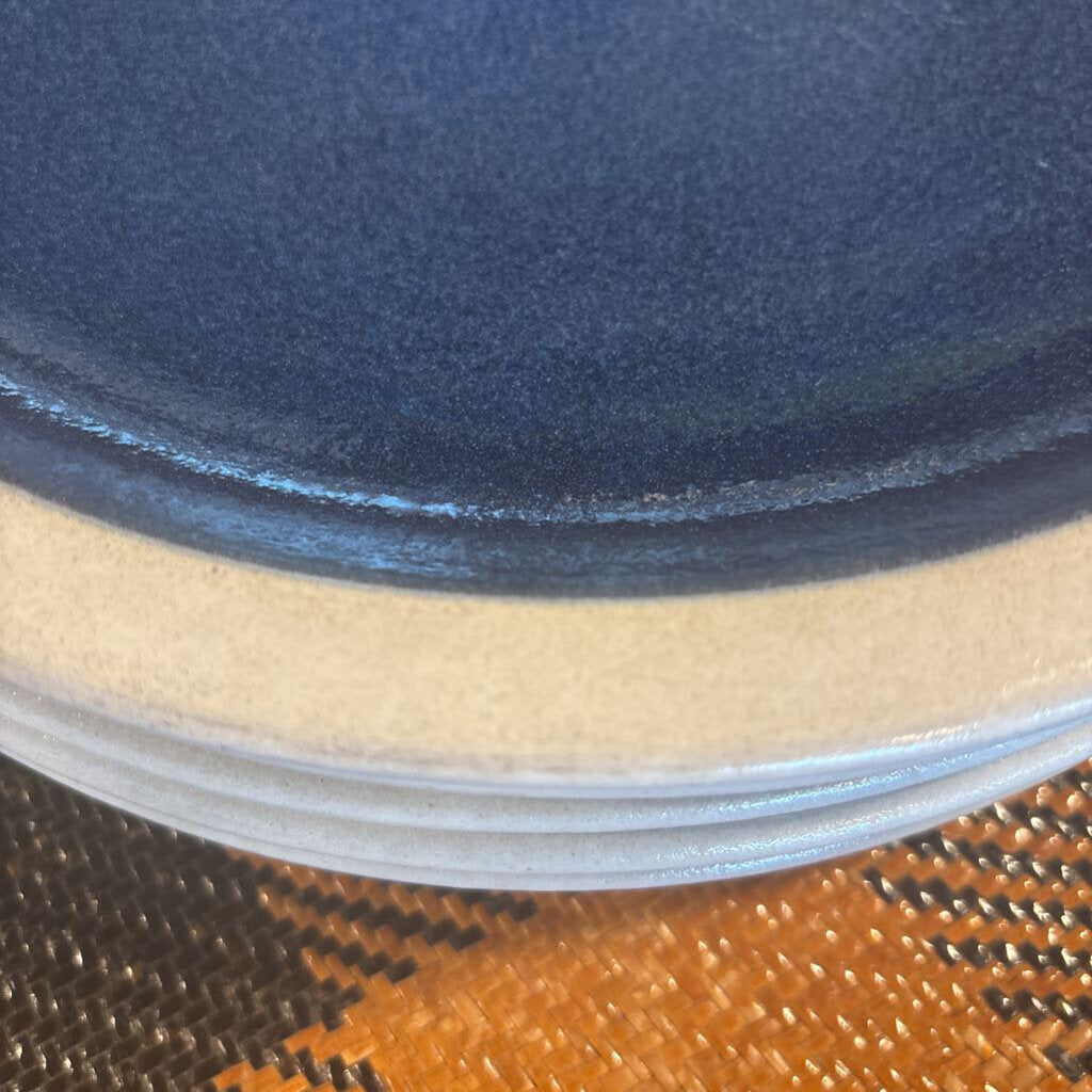 Heath Blue Rim Stoneware- 12 Piece Set