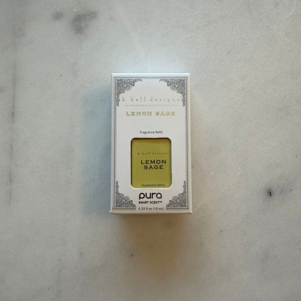 Pura K.Hall Designs Lemon Sage Fragrance Refill