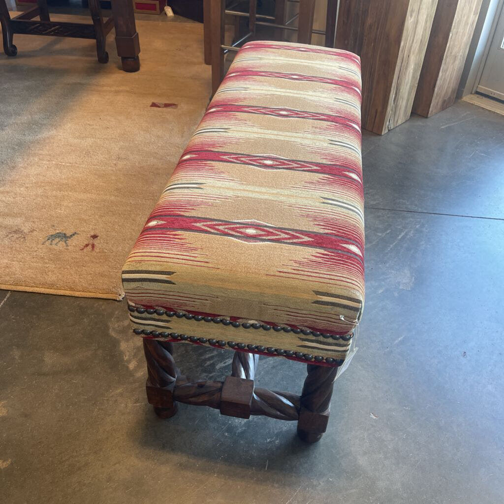Santa Fe Saavy SW Upholstered Bench- 51X17X19H