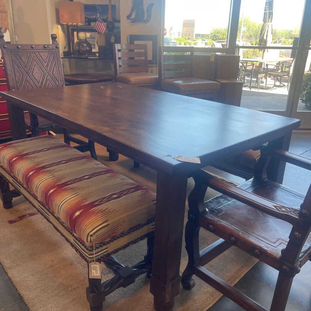Solid Wood Rectangular Dining Table-AS IS-72X40X31H
