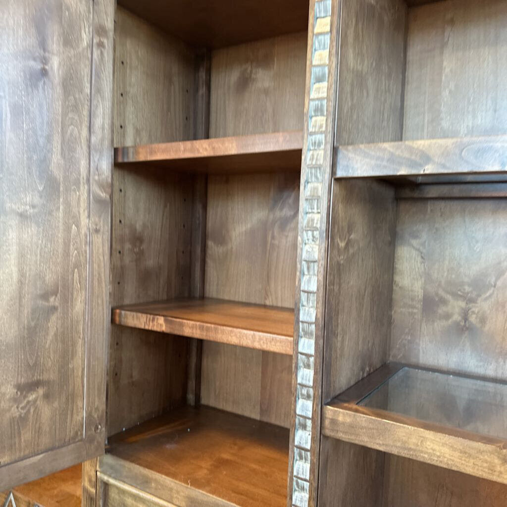 Santa Fe Saavy SW Wood Bookcase-142X15.5X84