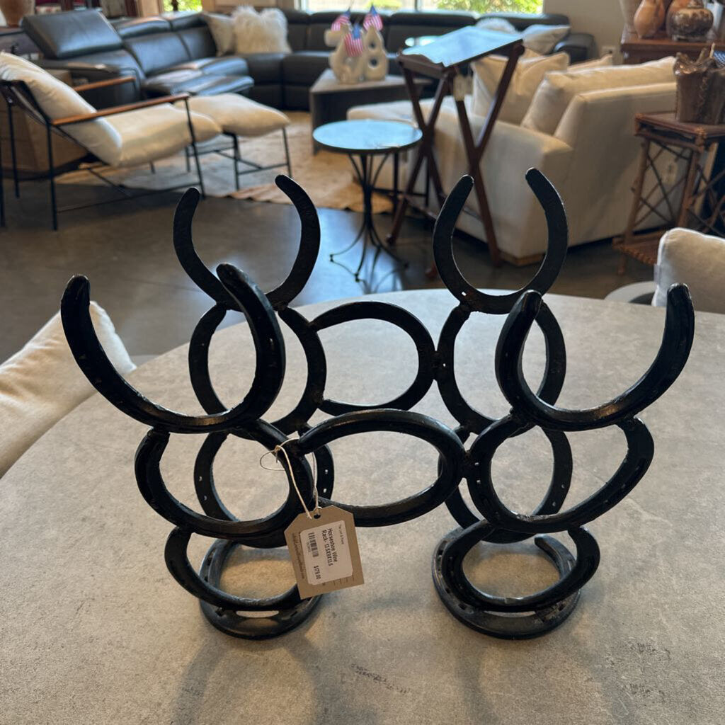 Horseshoe Wine Rack- 13.5X9X13.5