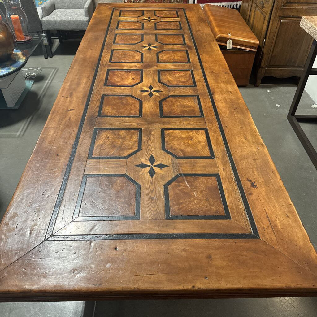French Dining Table Circa 20th Century - 129X45X30H