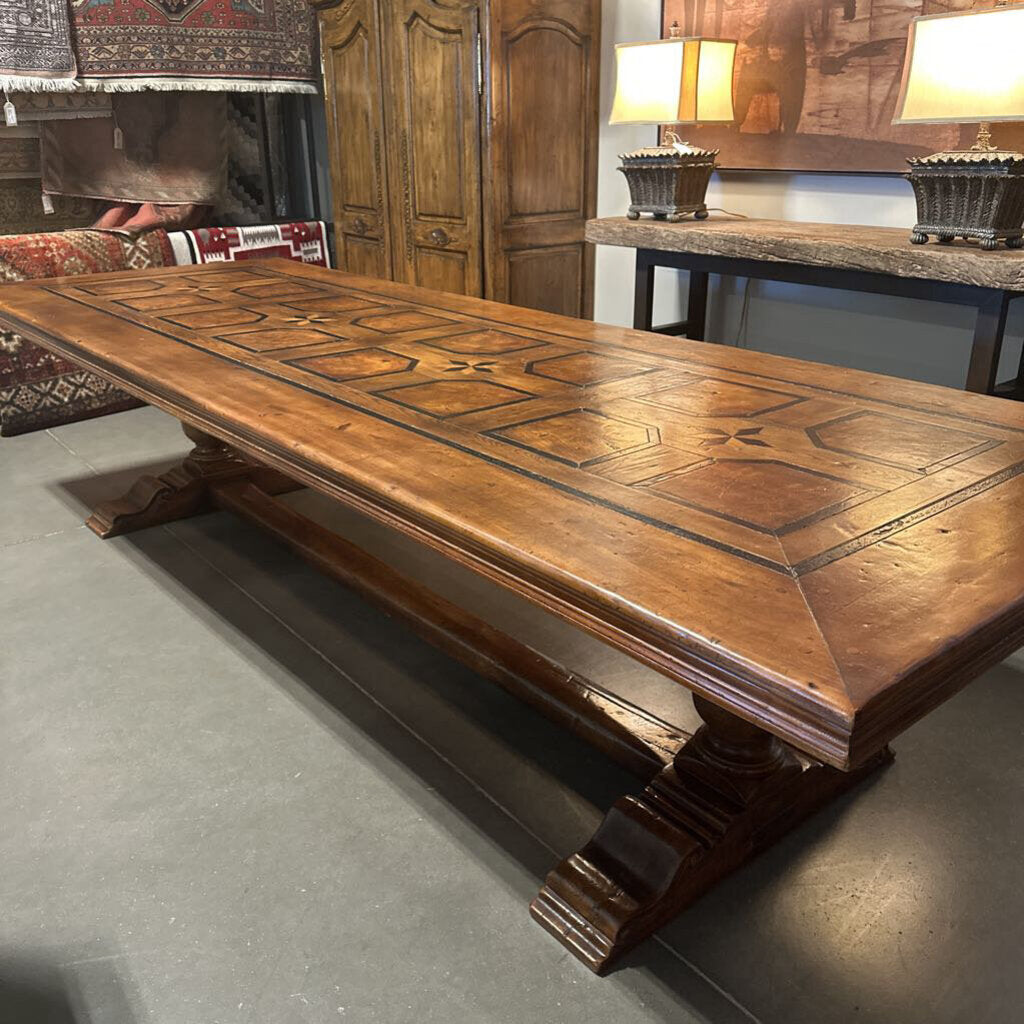 French Dining Table Circa 20th Century - 129X45X30H