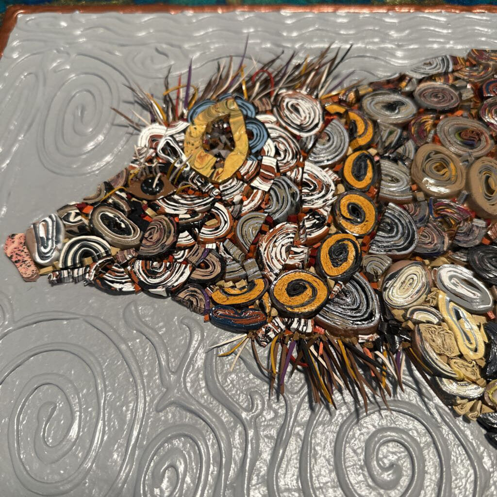 Original Java - Sprinter Mixed Media Art By Charles Huckeba - 20X1.5X16H