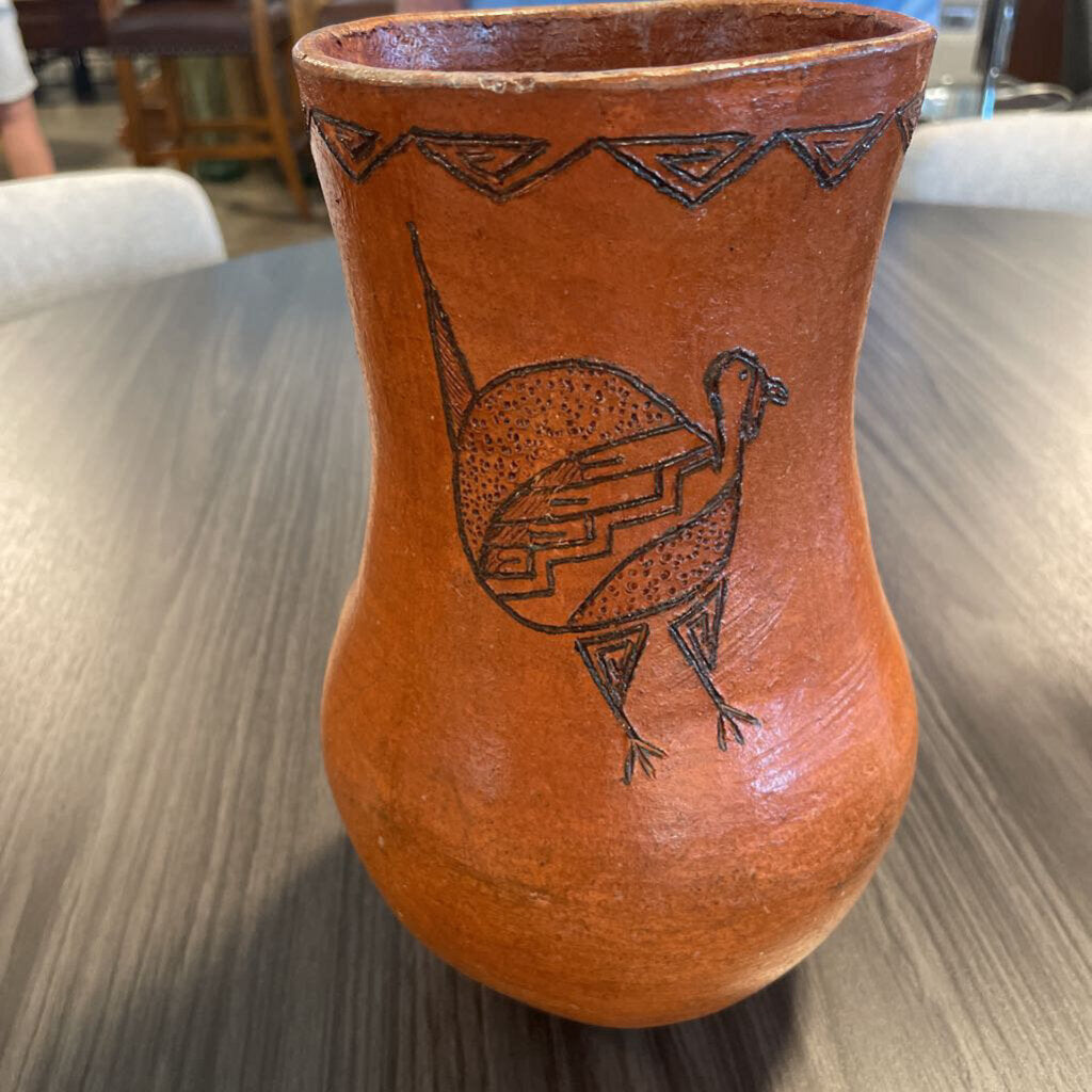 Faye B. Tso Signed Navajo Pottery - 4.5X10H