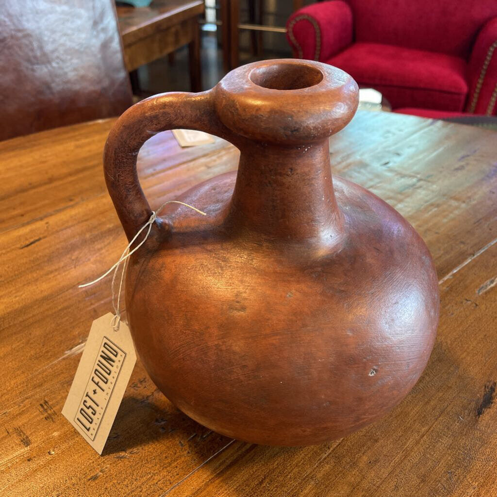 Moon Collection Distressed Jug W/ Handle - 9X10