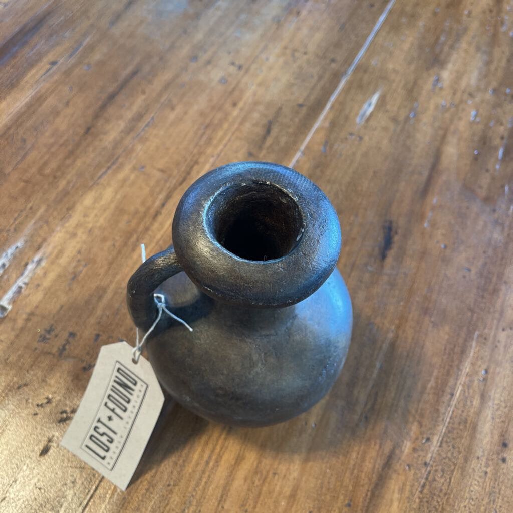 Moon Collection Distressed Jug W/ Handle - 5.5X7.5