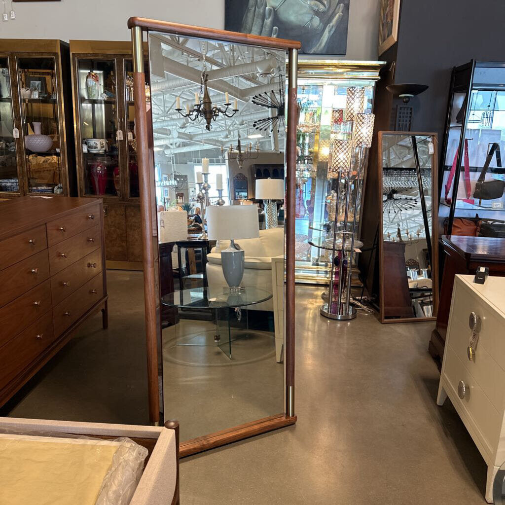 Stickley Mirrors Walnut Grove Floor Mirror- 30.5X2.5X72H