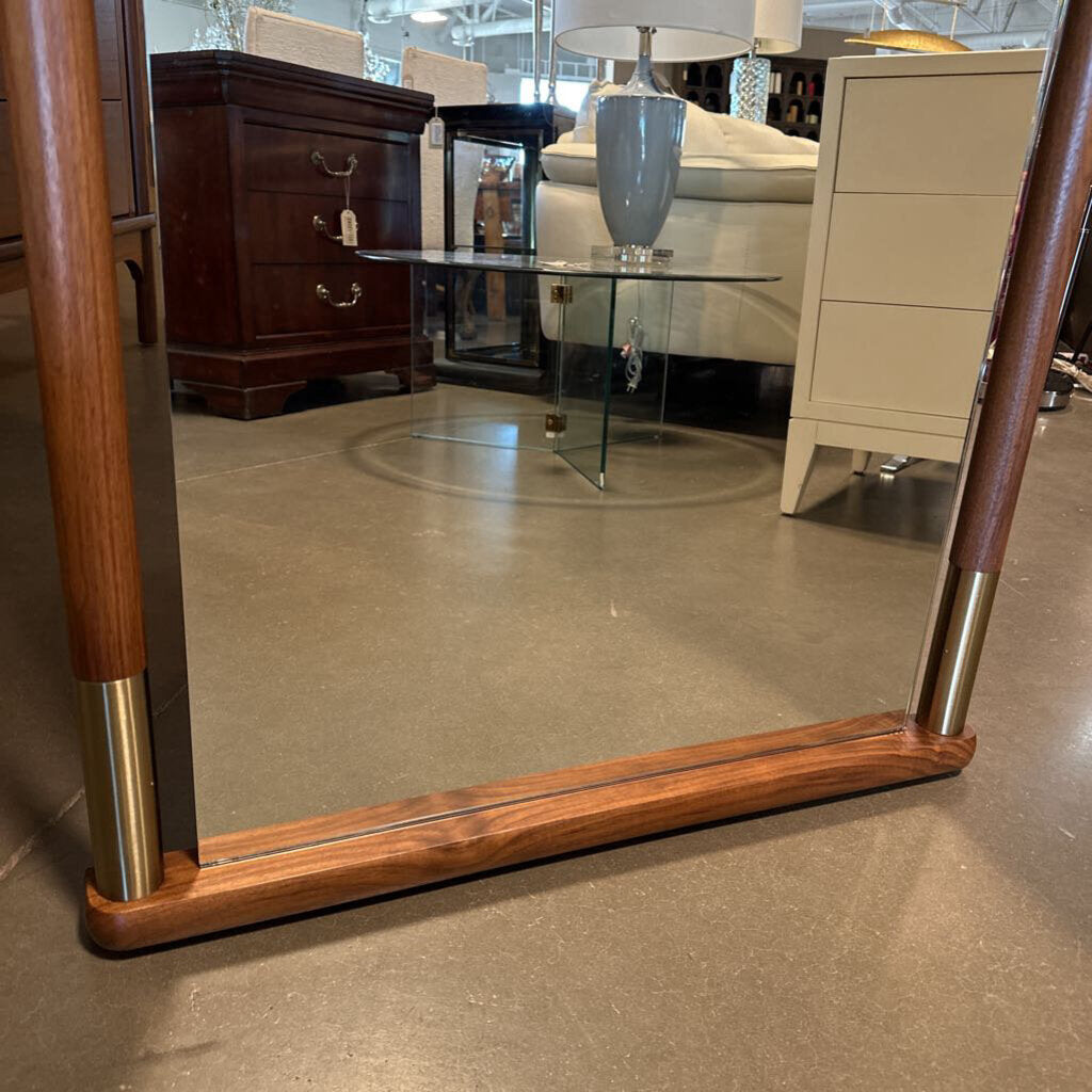Stickley Mirrors Walnut Grove Floor Mirror- 30.5X2.5X72H