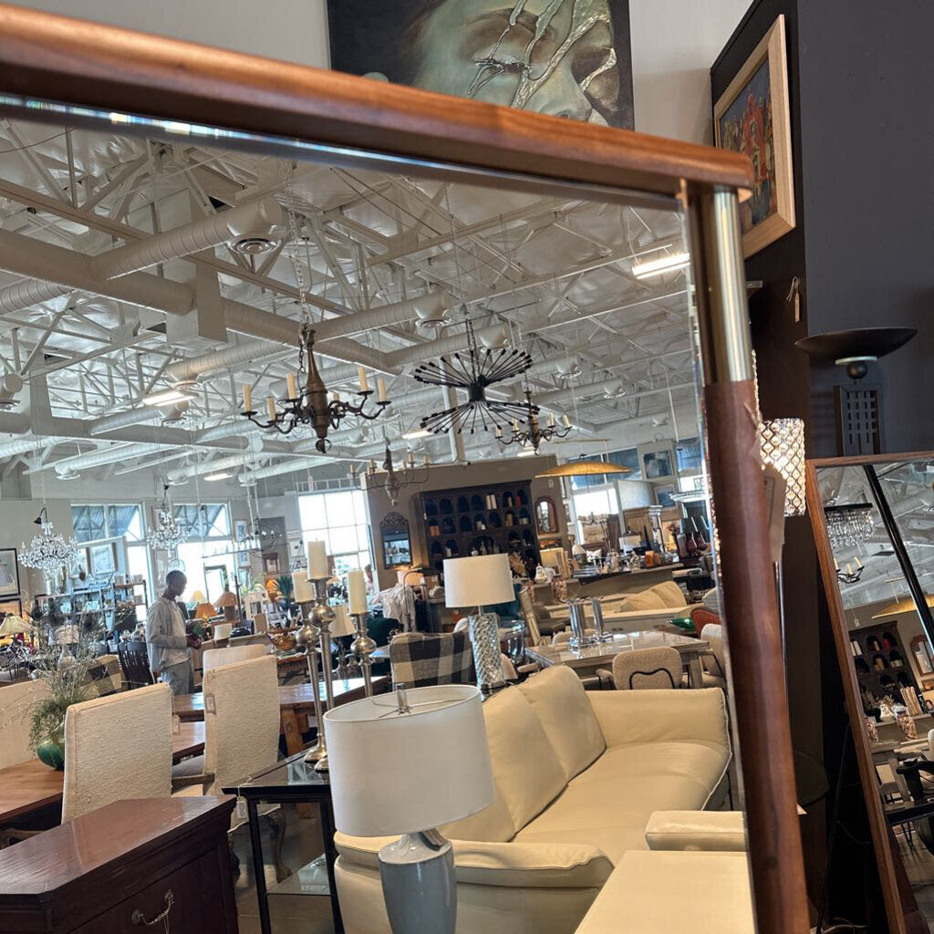 Stickley Mirrors Walnut Grove Floor Mirror- 30.5X2.5X72H
