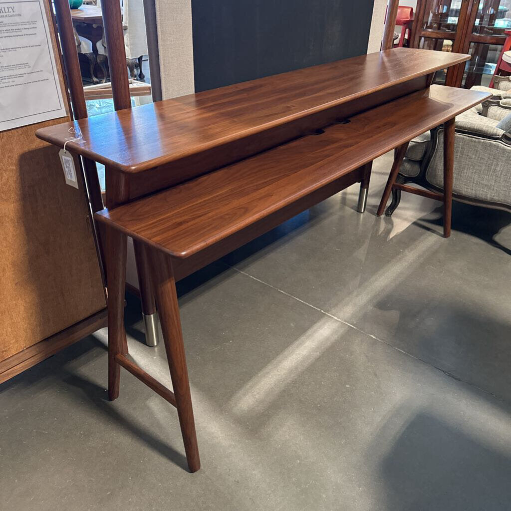 Stickley Living Room Walnut Grove Gathering Island - 78X21X36H