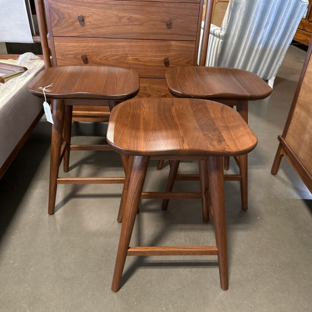 Stickley Casual Dining Walnut Grove Counter Stool- Set of 3