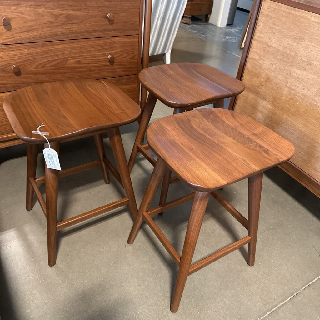 Stickley Casual Dining Walnut Grove Counter Stool- Set of 3