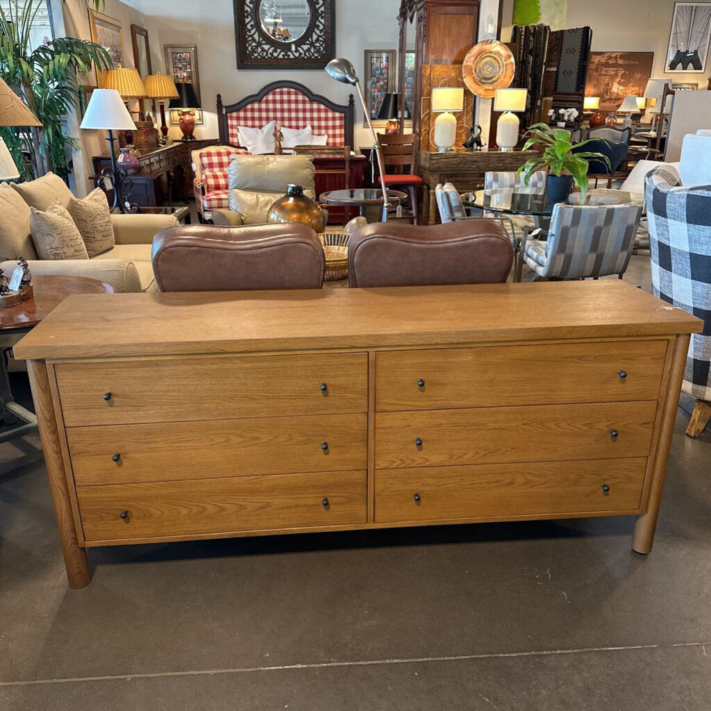 Four Hands Roark 6 Drawer Dresser-75X20X31.5H