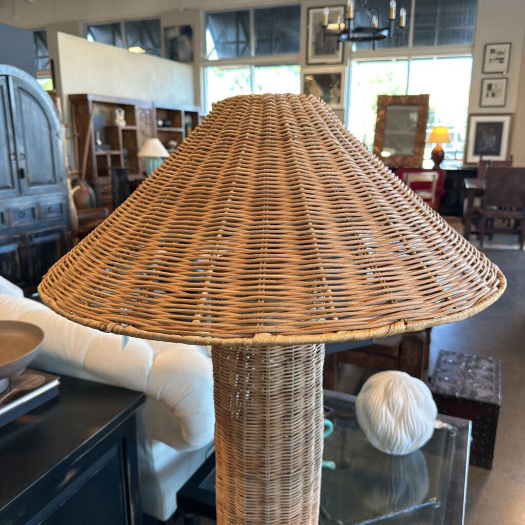 West Elm Amelia Woven Floor Lamp- 27X59H
