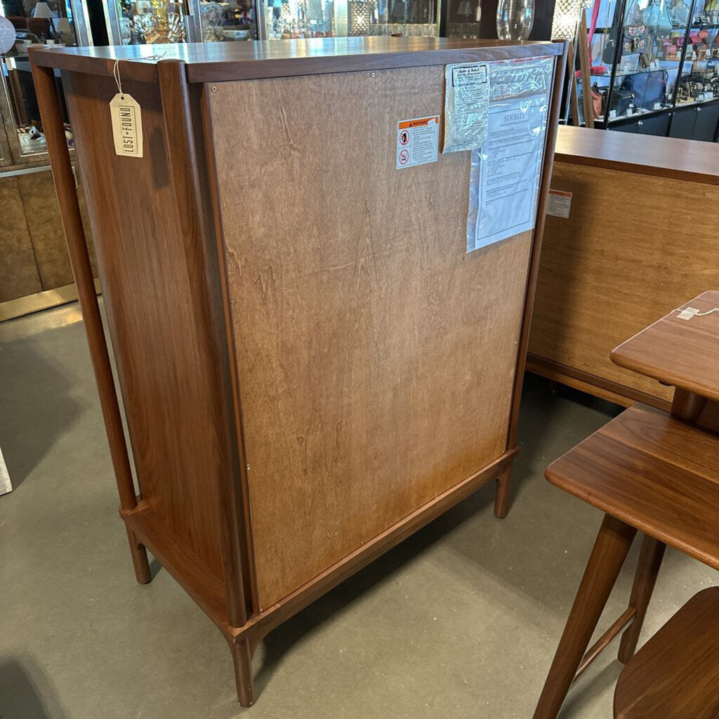 Walnut Grove Five-Drawer Tall Chest by Stickley- 39X20.5X52H
