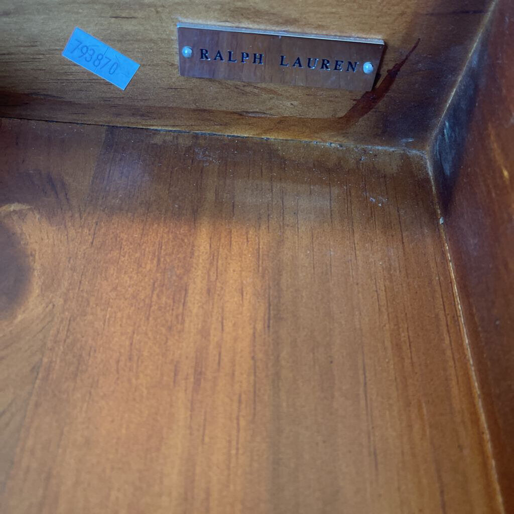 Ralph Lauren 1 Drawer Vintage End Table- 21X28X27.5H
