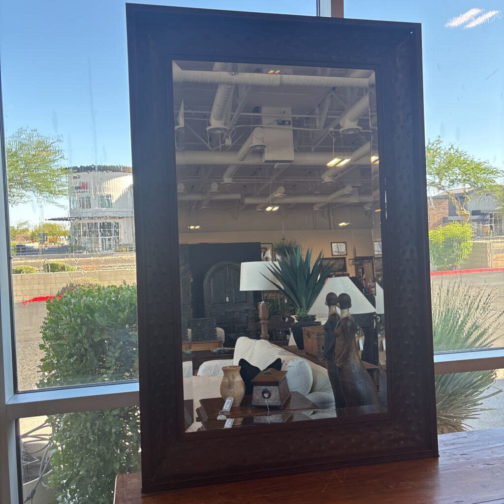 Rusted Iron Beveled Mirror- 40X60
