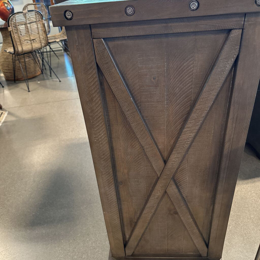 Yosemite Solid Wood Wine Bar - 47X18X42H