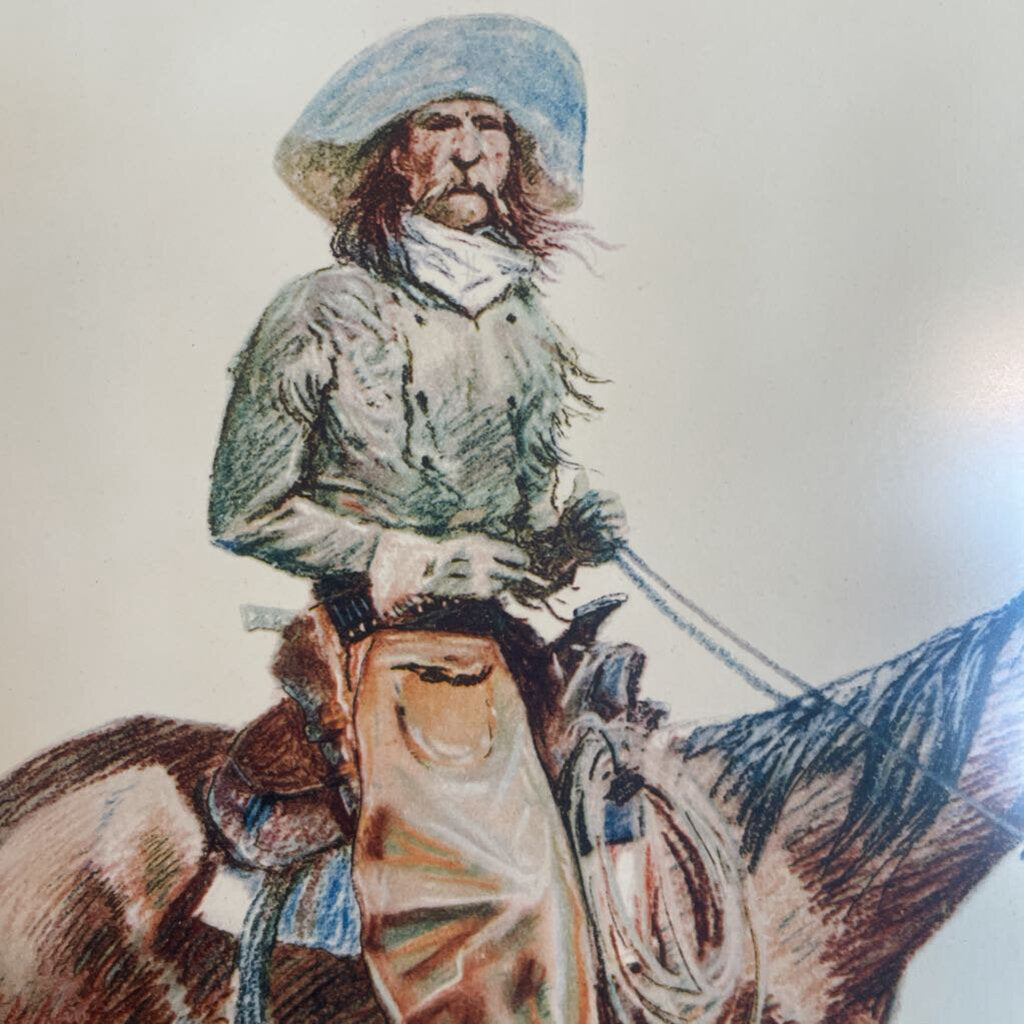An Arizona Cowboy by Frederic Remington - 14.5X18.5H