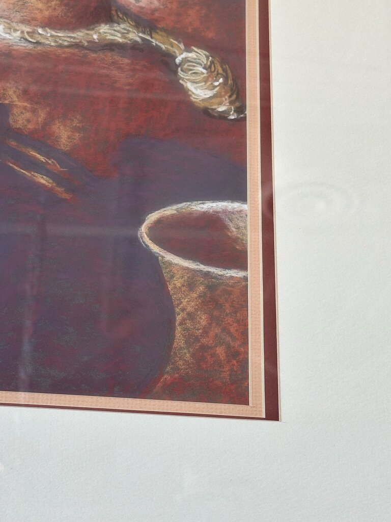 Southwest Pottery Framed Art By Nancy Clauss- 41.5X34H