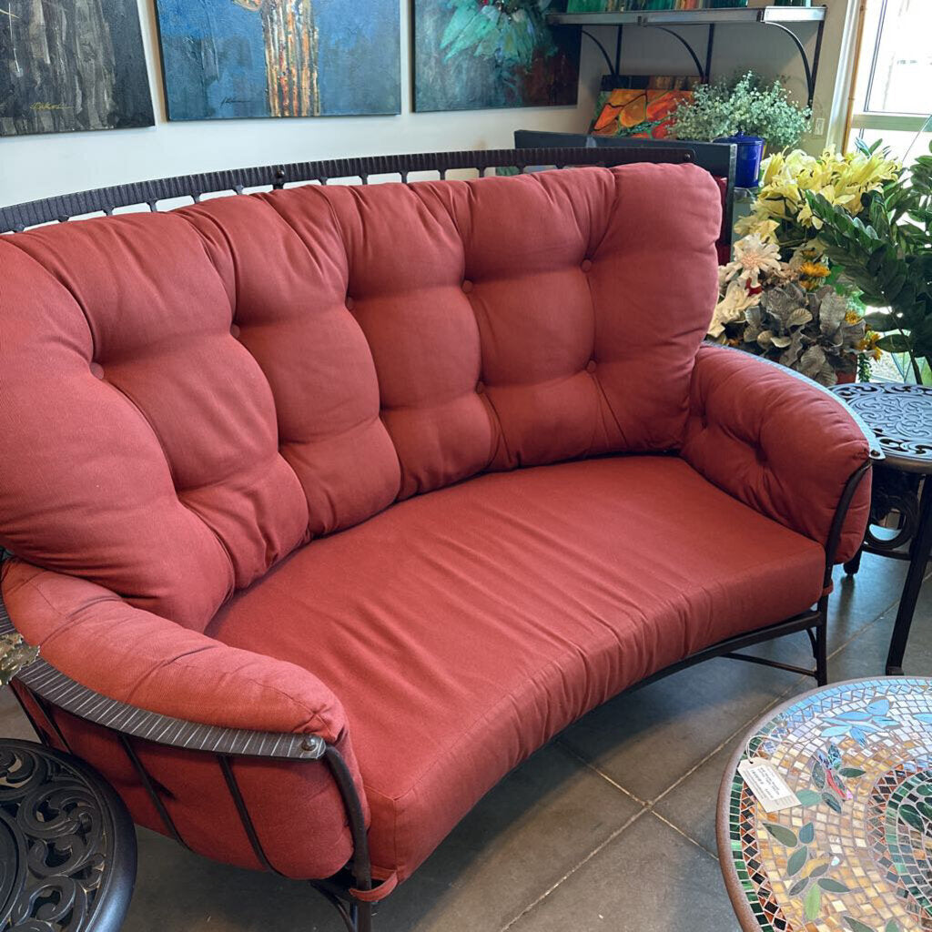 O.W.Lee Monterra Curved Loveseat - 66X41X44H