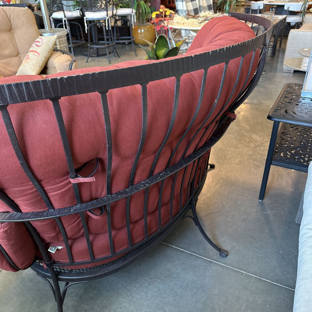 O.W.Lee Monterra Curved Loveseat - 66X41X44H