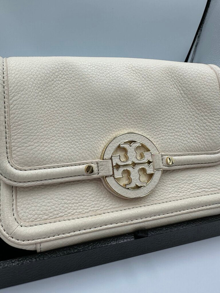 Tory Burch Amanda White Foldover Bag