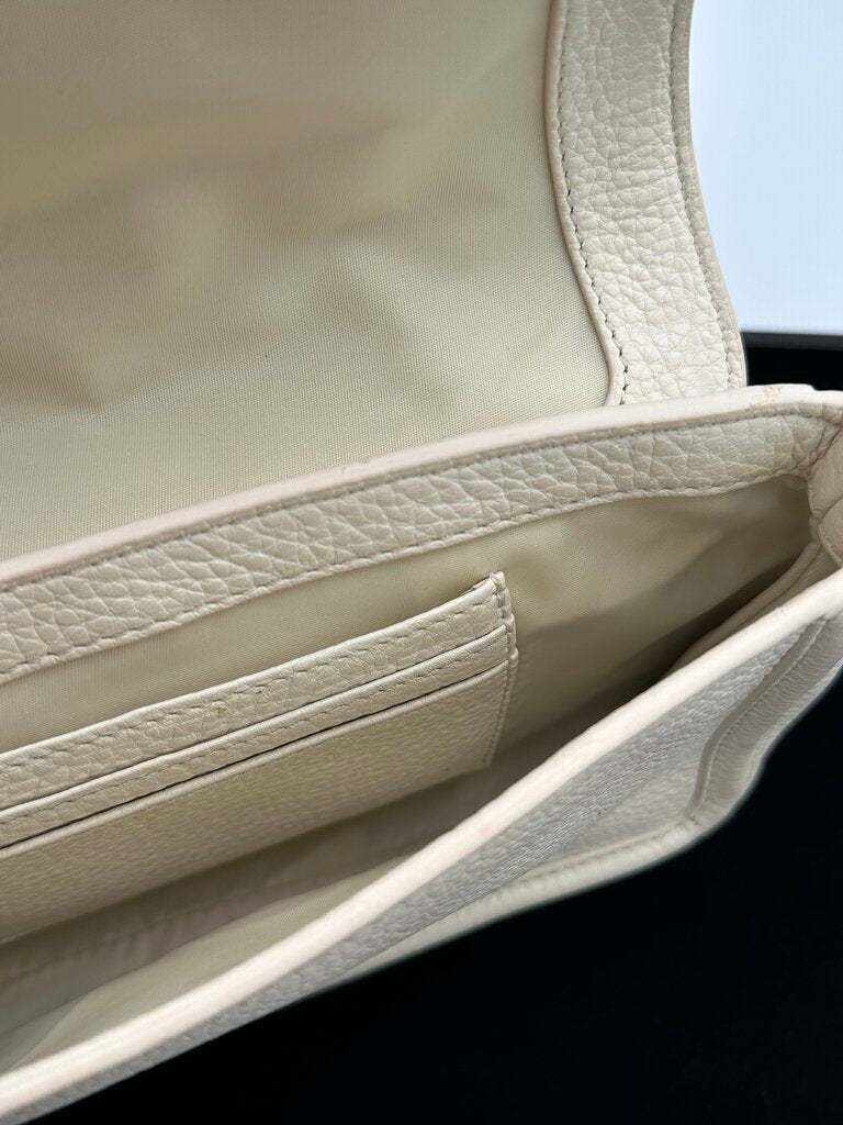 Tory Burch Amanda White Foldover Bag