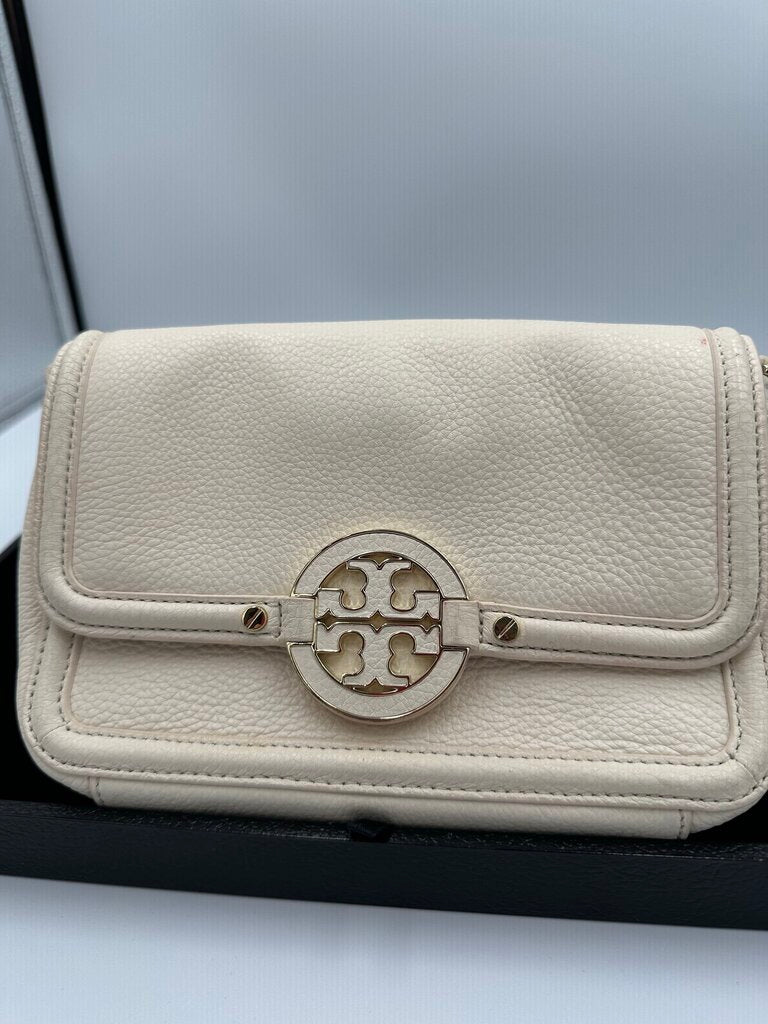 Tory Burch Amanda White Foldover Bag
