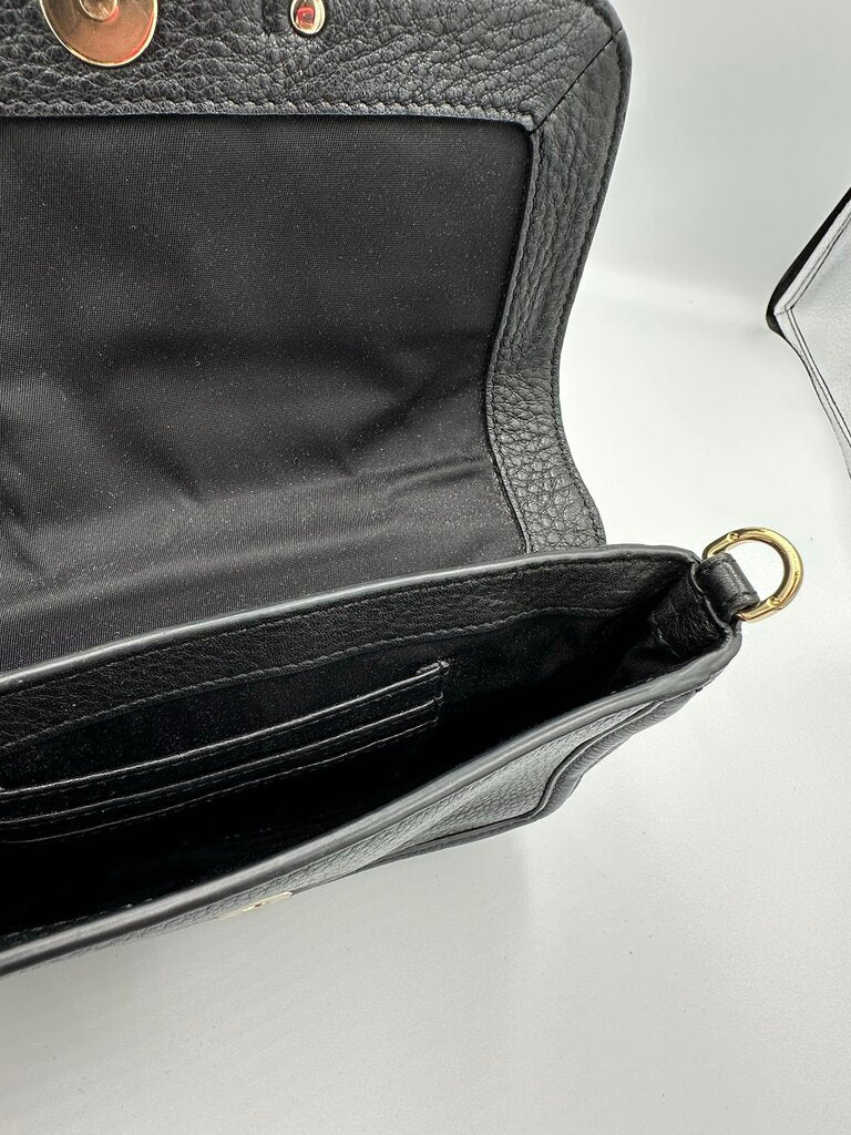 Tory Burch Amanda Black Foldover Bag