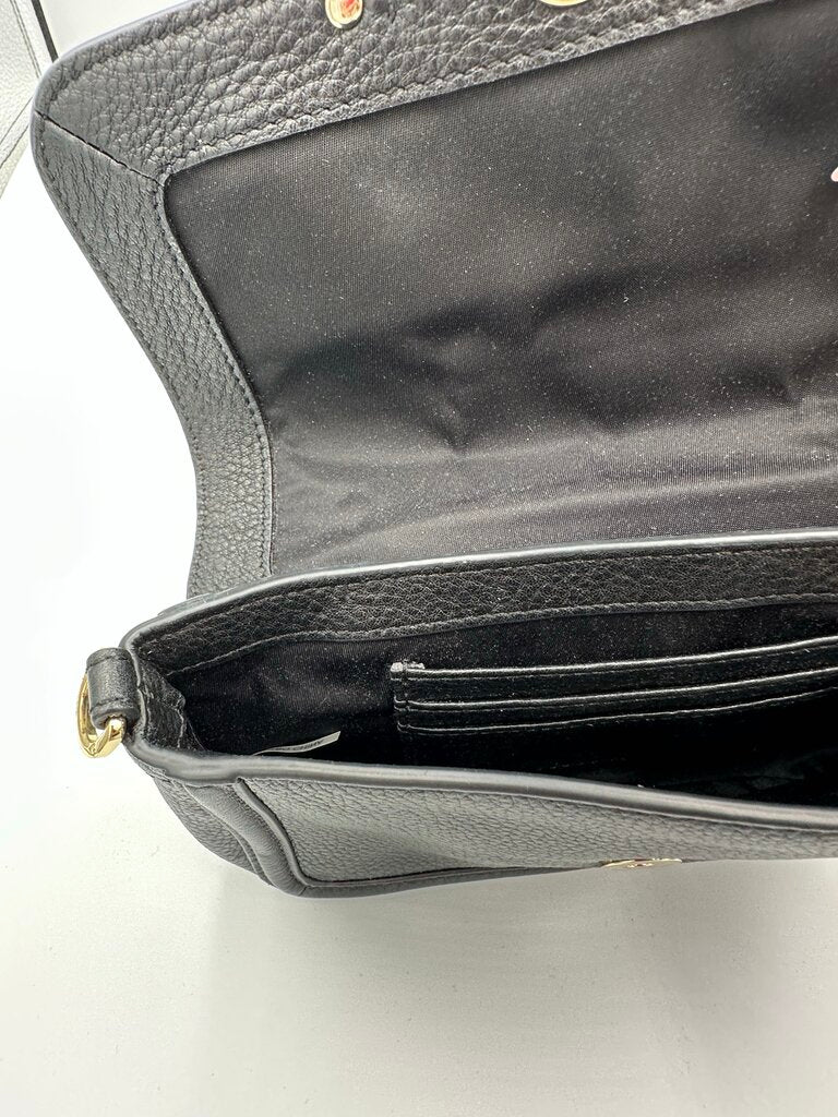 Tory Burch Amanda Black Foldover Bag