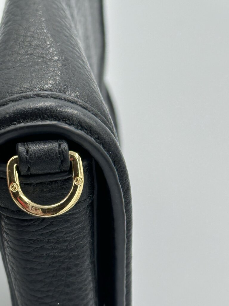 Tory Burch Amanda Black Foldover Bag