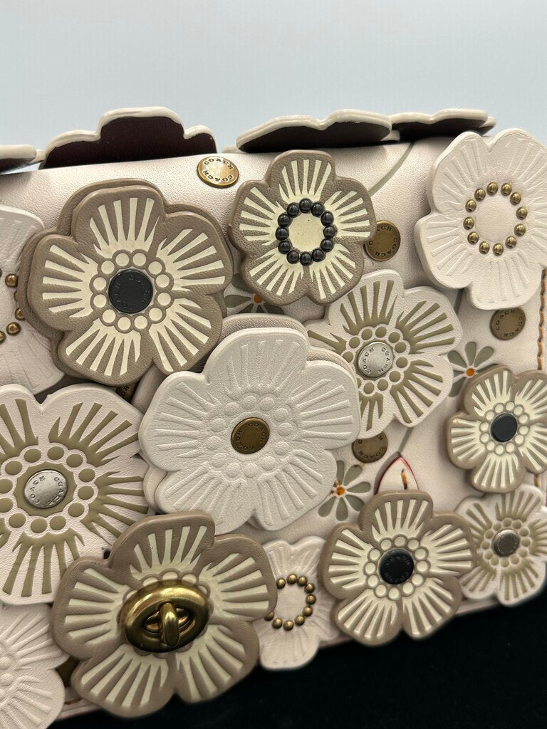 Coach 1941 Dinky with Tea Rose Applique