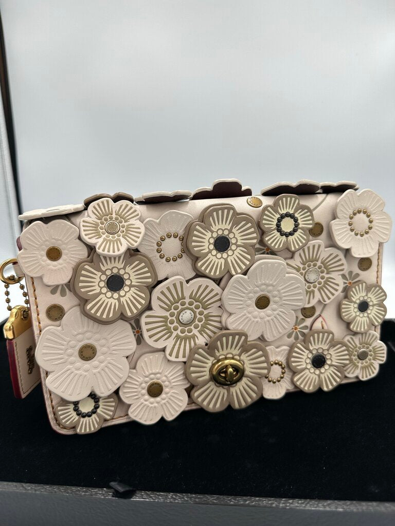 Coach 1941 Dinky with Tea Rose Applique