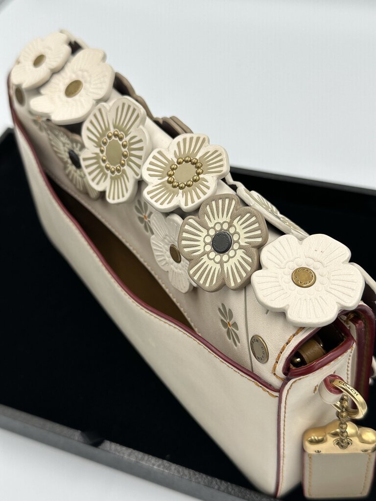 Coach 1941 Dinky with Tea Rose Applique