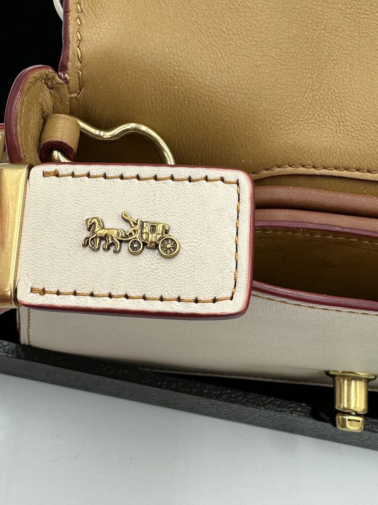 Coach 1941 Dinky with Tea Rose Applique
