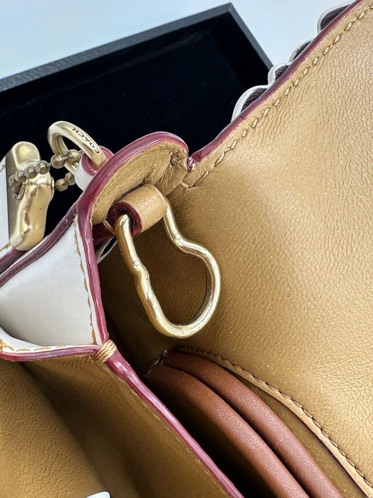 Coach 1941 Dinky with Tea Rose Applique
