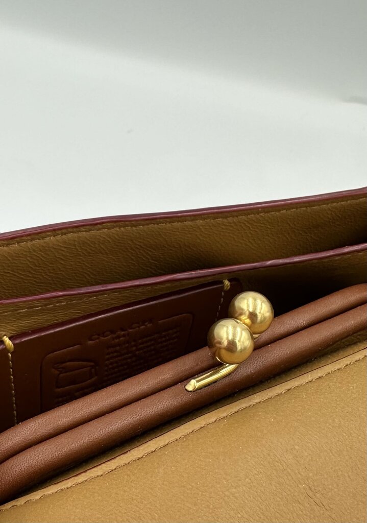 Coach 1941 Dinky with Tea Rose Applique