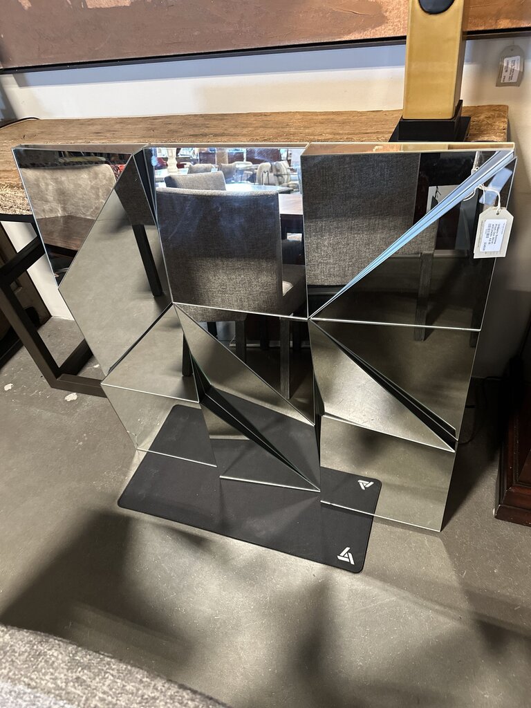 Williams Sonoma Prism Geo Mirror- 40X3X40H- AS IS