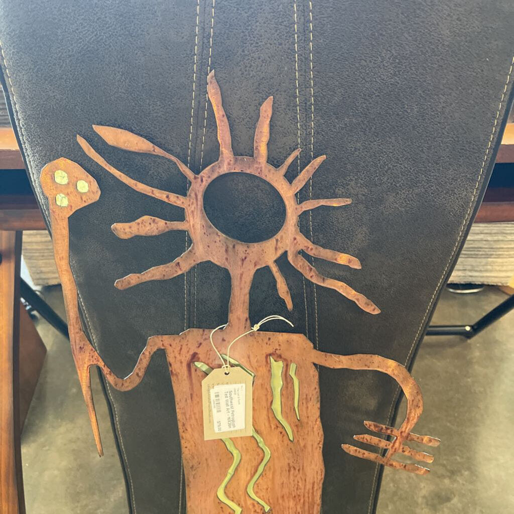 Southwest Petroglyph Ted Wall Art - 16X36H
