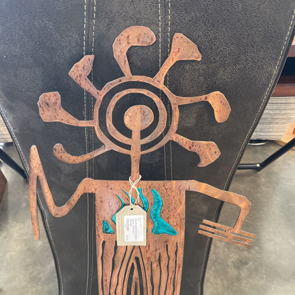 Southwest Petroglyph Larry Wall Art - 15X34H