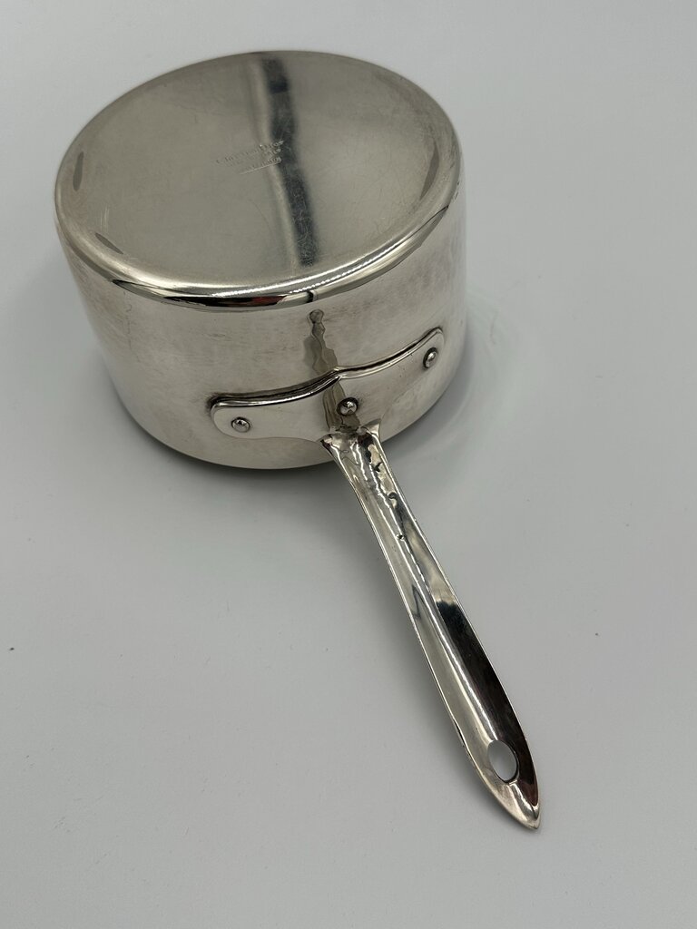 Christian Dior 3-Piece Hammered Silverplate Pot & Pan Set