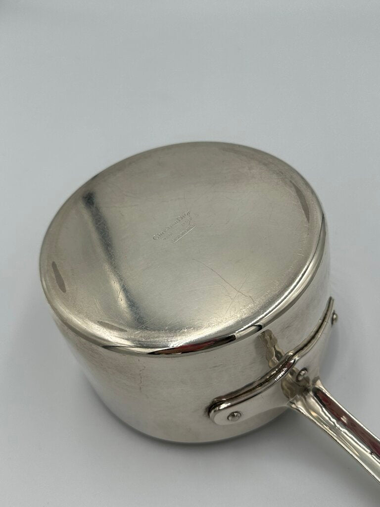 Christian Dior 3-Piece Hammered Silverplate Pot & Pan Set