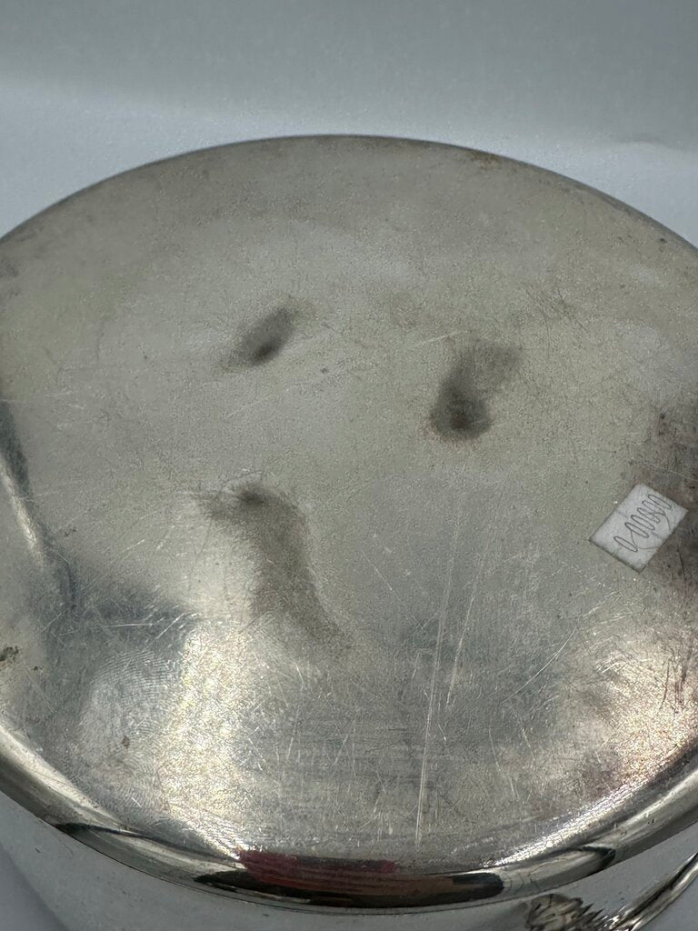 Christian Dior 3-Piece Hammered Silverplate Pot & Pan Set