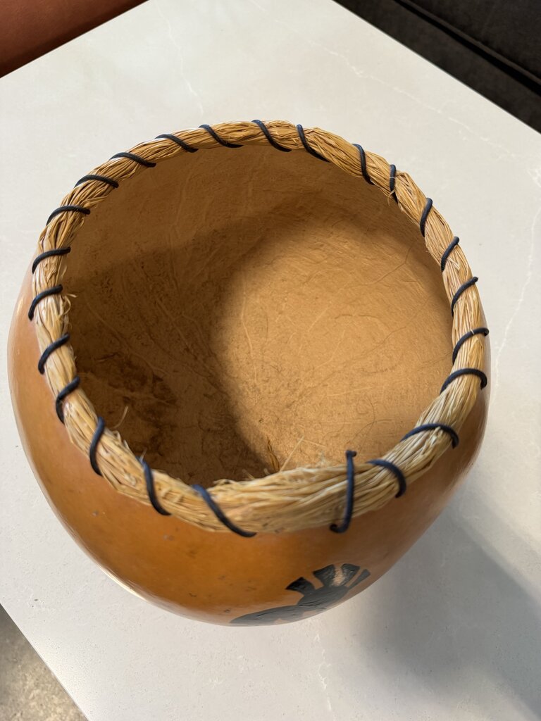 Native American Gourd Bowl-
